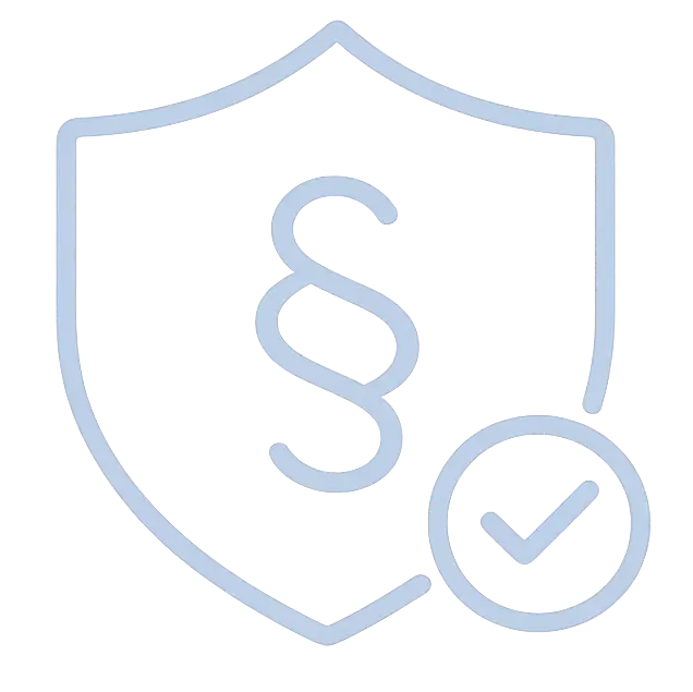 Symbol für Rechtssicherheit