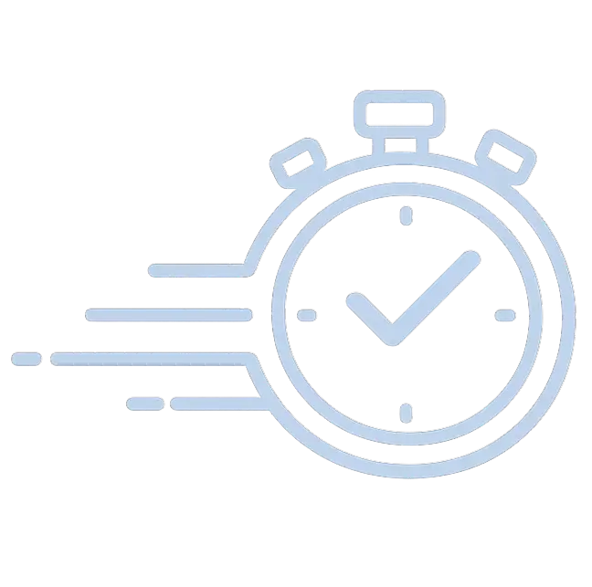 Symbol für schnelle Durchführung